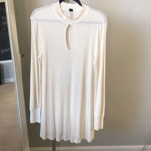 Off white long sleeve dress